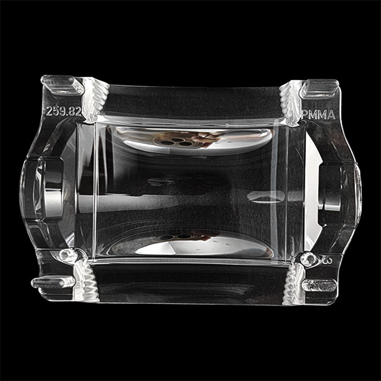 Curved lens